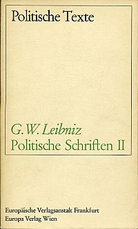 Leibniz, Politische Schriften 2. (Umschlag)
