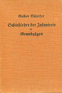 Däniker, Schießlehre der Infanterie in Grundzügen. (Umschlag)