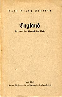 Pfeffer, England, Vormacht der bürgerlichen Welt. (Umschlag)