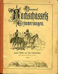General Rockschössels Erinnerungen. (Umschlag)