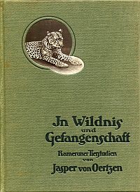 Oertzen, In Wildnis und Gefangenschaft. (Umschlag)