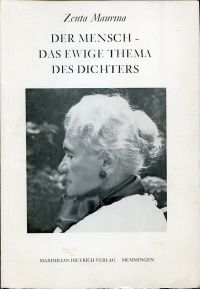 Maurina, Der Mensch, das ewige Thema des Dichters. (Umschlag)