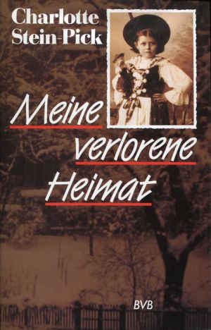 Stein-Pick, Meine verlorene Heimat. (Schutzumschlag)