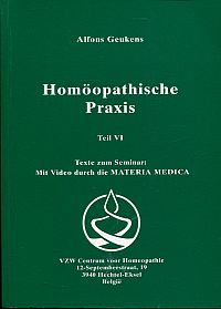 Geukens, Homöopathische Praxis. (Umschlag)