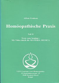 Geukens, Homöopathische Praxis. (Umschlag)