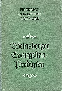Oetinger, Weinsberger Evangelienpredigten. (Umschlag)