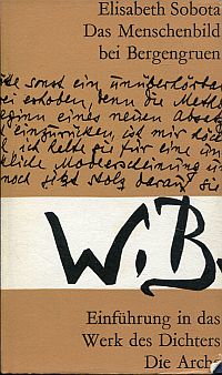 Sobota, Das Menschenbild bei Bergengruen. (Umschlag)