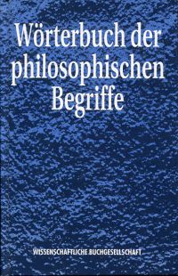 Kirchner, Wörterbuch der philosophischen Begriffe. (Umschlag)