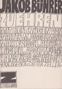 Jakob Bührer zu Ehren. (Umschlag)