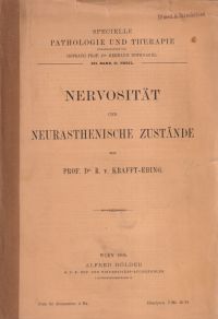 Krafft-Ebing, Nervosität und neurasthenische Zustände. (Umschlag)
