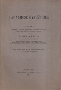 Masson, L'amaurose hystérique. (Umschlag)