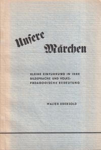 Ebersold, Unsere Märchen. (Umschlag)