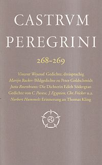 Castrum Peregrini, Heft 268-269. (Umschlag)