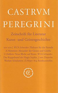Castrum Peregrini, Heft 271-272. (Umschlag)