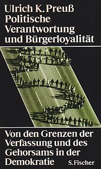 Preuß, Politische Verantwortung und Bürgerloyalität. (Umschlag)