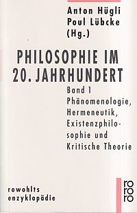 Philosophie im 20. Jahrhundert. (Umschlag)