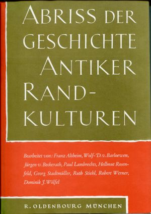 Lambrechts, Abriss der Geschichte antiker Randkulturen. (Schutzumschlag)