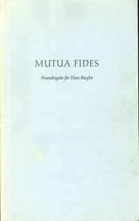 Mutua fides. (Umschlag)