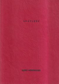 Herrmann, Spätlese. (Umschlag)