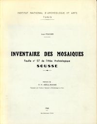 Foucher, Inventaire des mosaïques, feuille no 57 de l'Atlas archéologique : Sous (Umschlag)