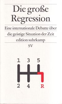 Geiselberger, Die grosse Regression. (Umschlag)